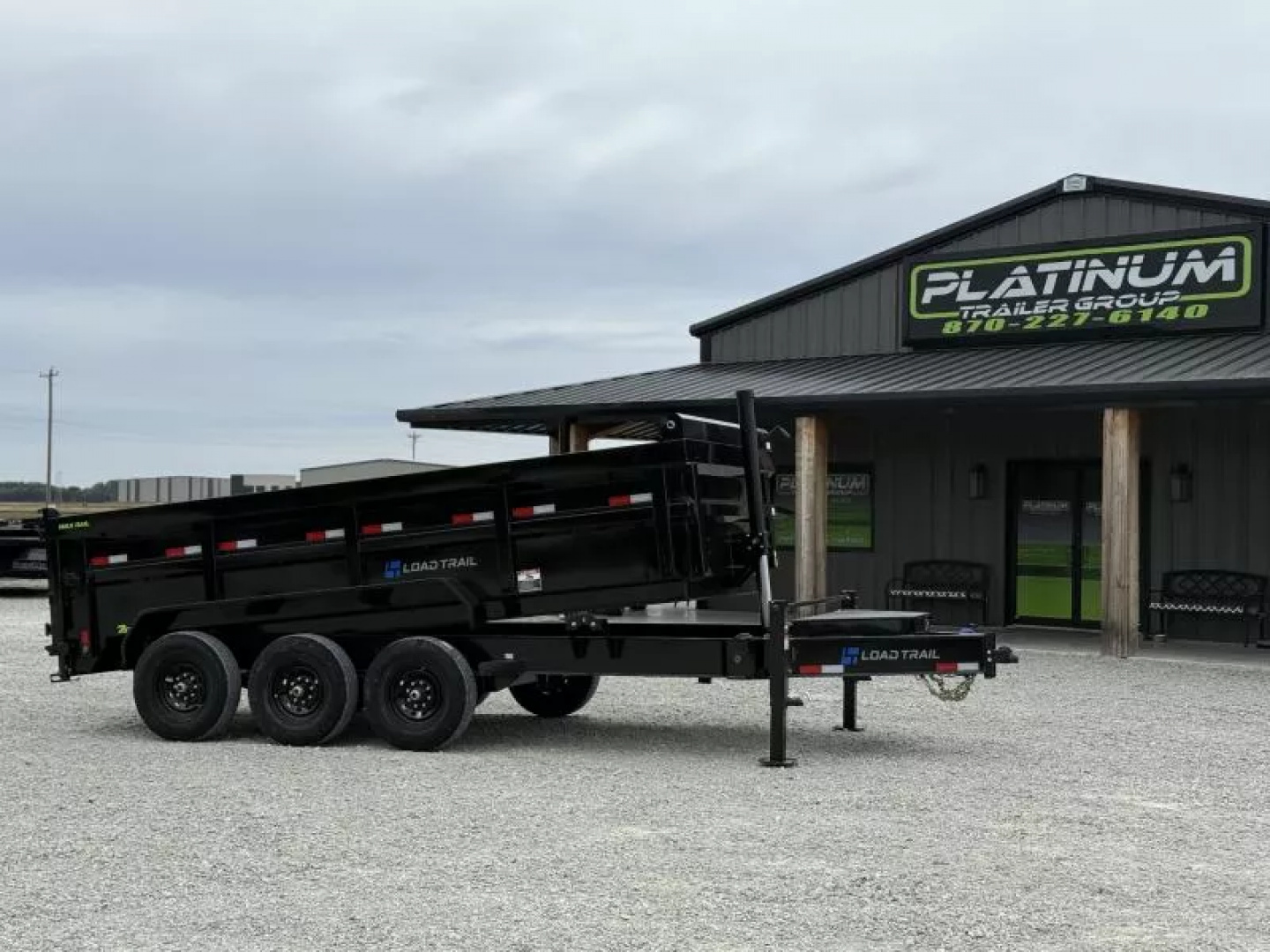 New 2026 Load Trail DL 83X16 HIGH SIDE TELESCOPIC 7 GAUGE W/14 PLYS 21K GVWR Dump Trailer