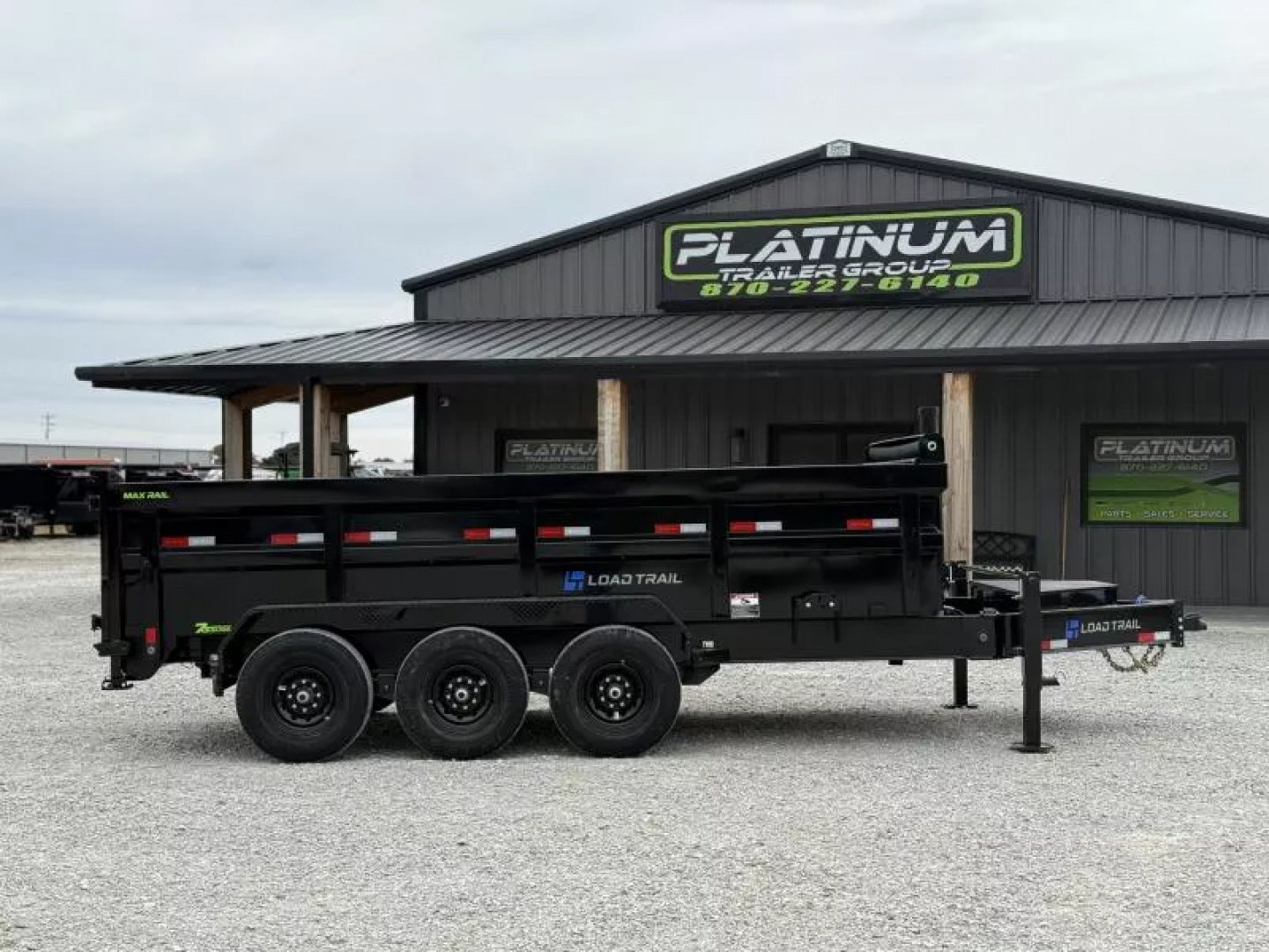 New 2026 Load Trail DL 83X16 HIGH SIDE TELESCOPIC 7 GAUGE W/14 PLYS 21K GVWR Dump Trailer