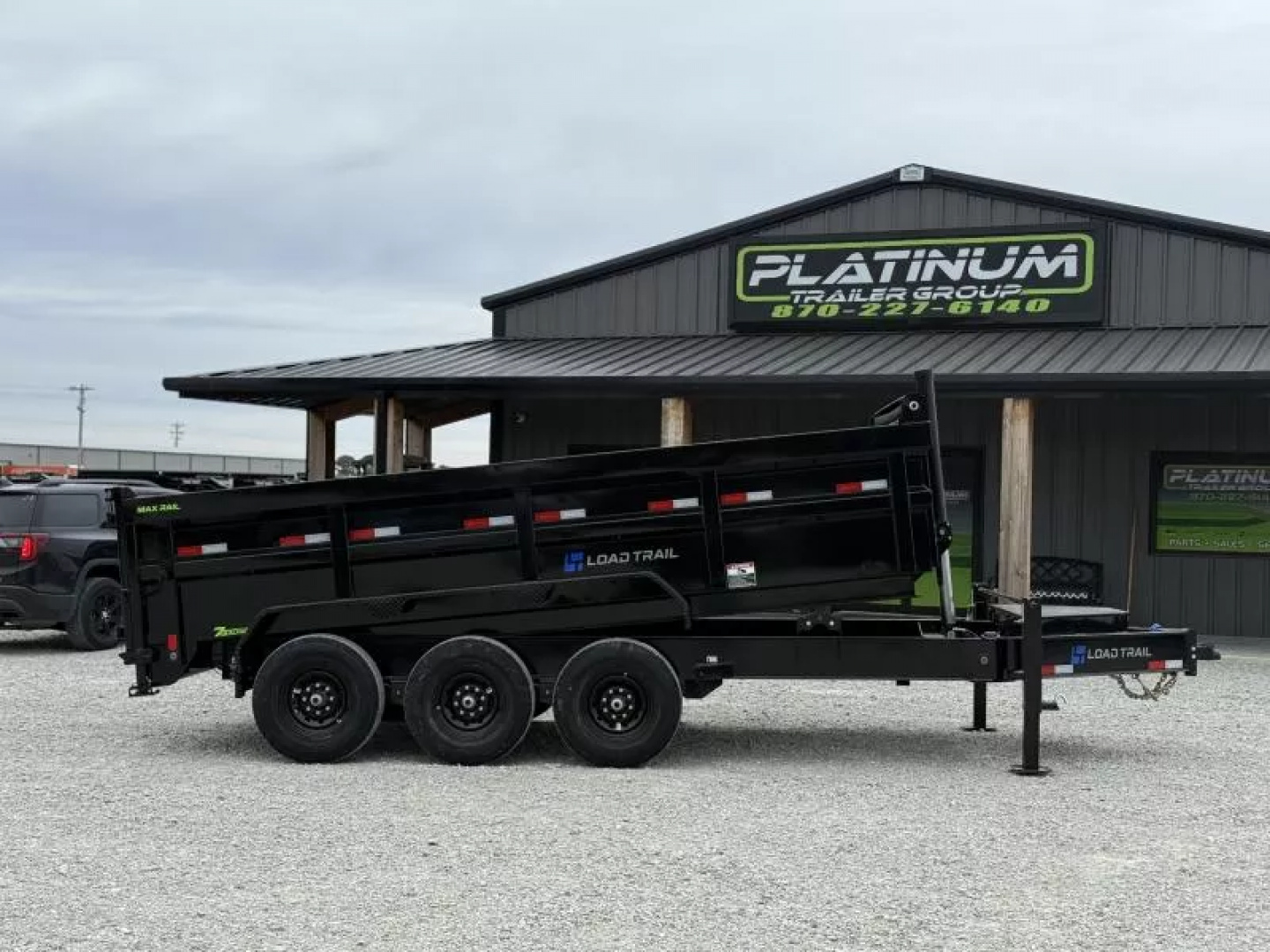 New 2026 Load Trail DL 83X16 HIGH SIDE TELESCOPIC 7 GAUGE W/14 PLYS 21K GVWR Dump Trailer