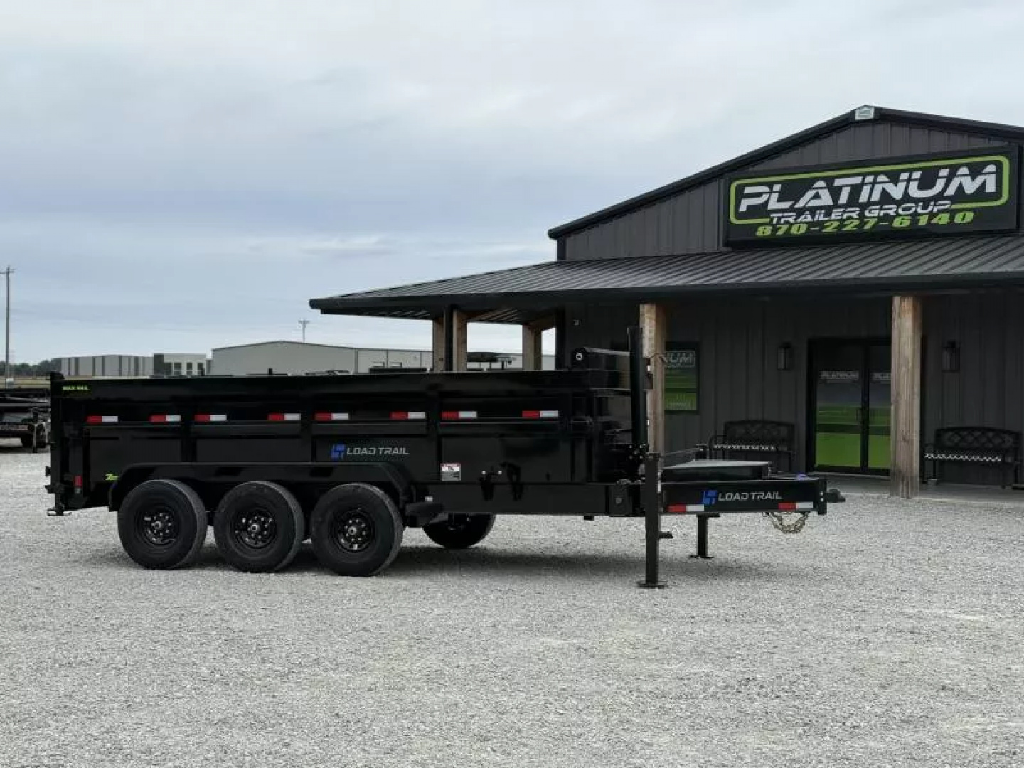 New 2026 Load Trail DL 83X16 HIGH SIDE TELESCOPIC 7 GAUGE W/14 PLYS 21K GVWR Dump Trailer