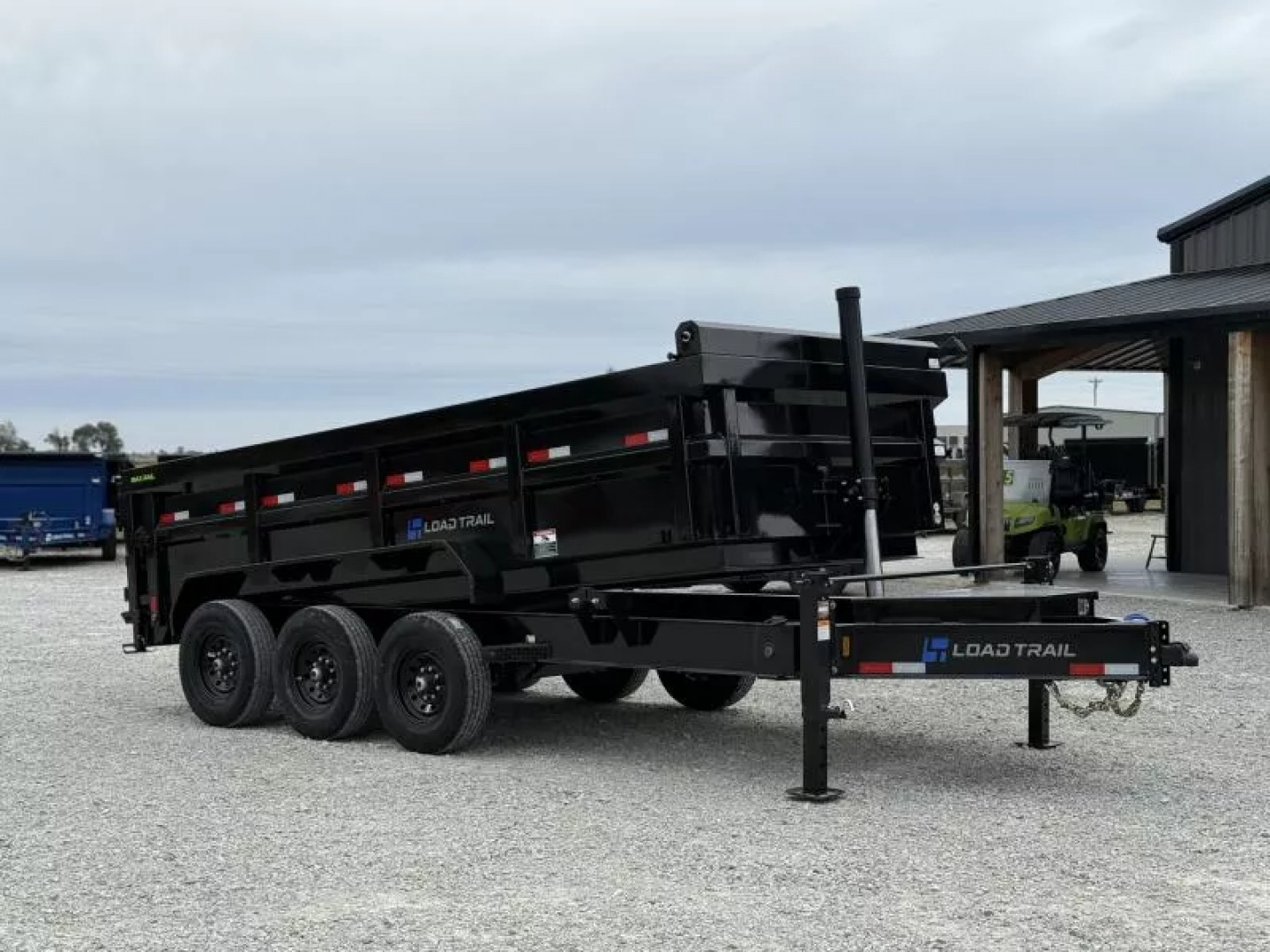 New 2026 Load Trail DL 83X16 HIGH SIDE TELESCOPIC 7 GAUGE W/14 PLYS 21K GVWR Dump Trailer