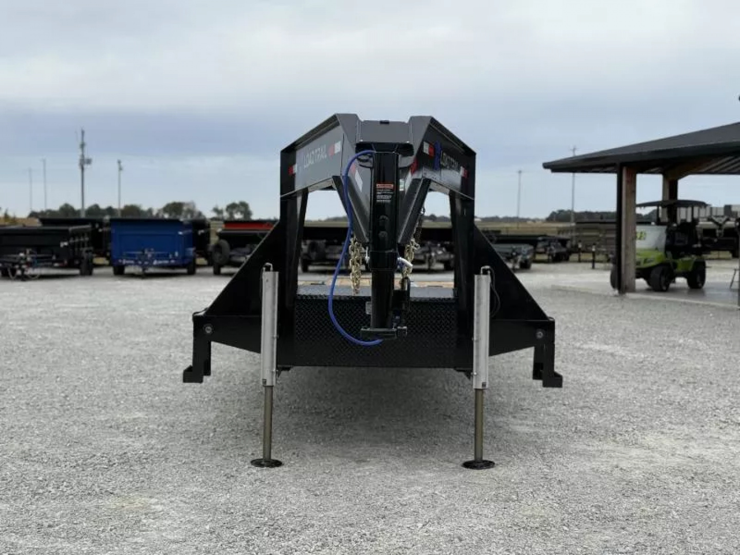 New 2026 Load Trail GL 102X40 GOOSENECK 12' HYDRAULIC DOVETAIL AND JACKS 25900 GVWR Flatbed Trailer