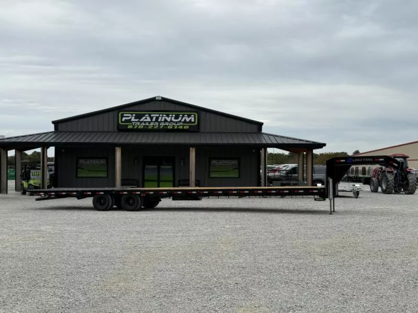 New 2026 Load Trail GL 102X40 GOOSENECK 12' HYDRAULIC DOVETAIL AND JACKS 25900 GVWR Flatbed Trailer