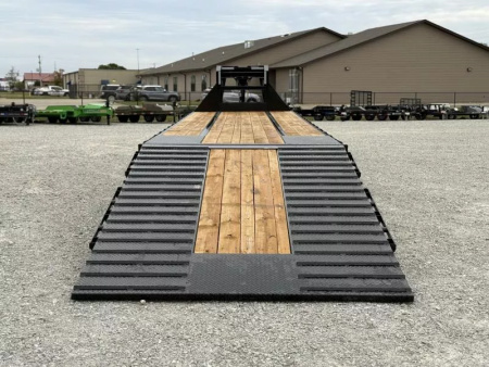 New 2026 Load Trail GL 102X40 GOOSENECK 12' HYDRAULIC DOVETAIL AND JACKS 25900 GVWR Flatbed Trailer