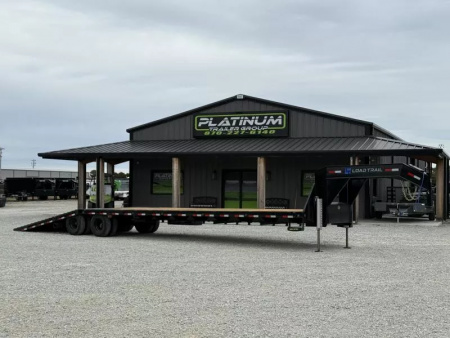 New 2026 Load Trail GL 102X40 GOOSENECK 12' HYDRAULIC DOVETAIL AND JACKS 25900 GVWR Flatbed Trailer