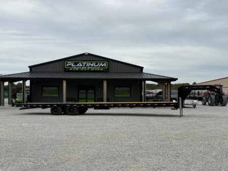 New 2026 Load Trail GL 102X40 GOOSENECK 12' HYDRAULIC DOVETAIL AND JACKS 25900 GVWR Flatbed Trailer