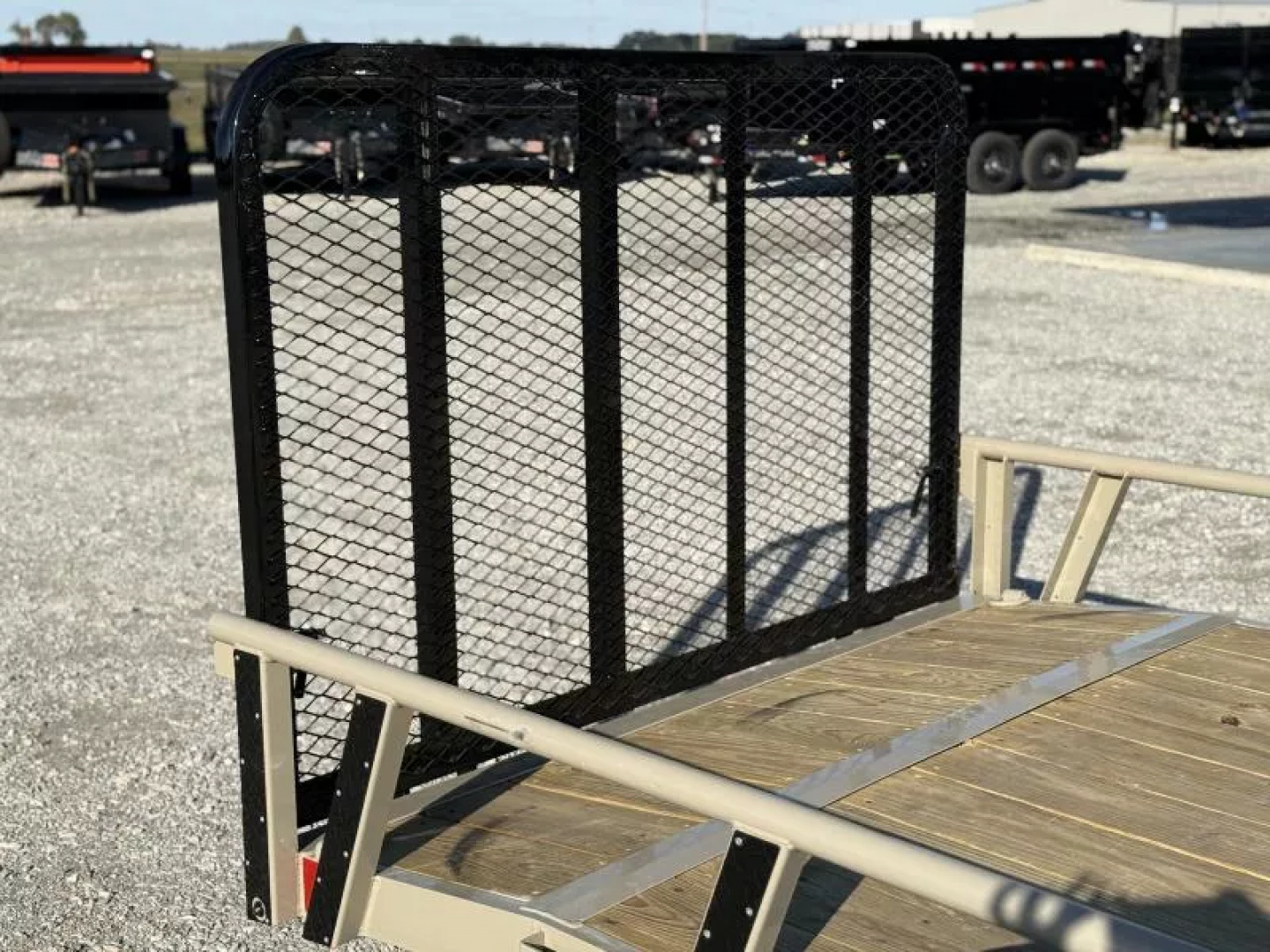 New 2026 RawMaxx UTX 77X16 W/TOOLBOX AND 4' FOLDING GATE 7K GVWR Utility Trailer