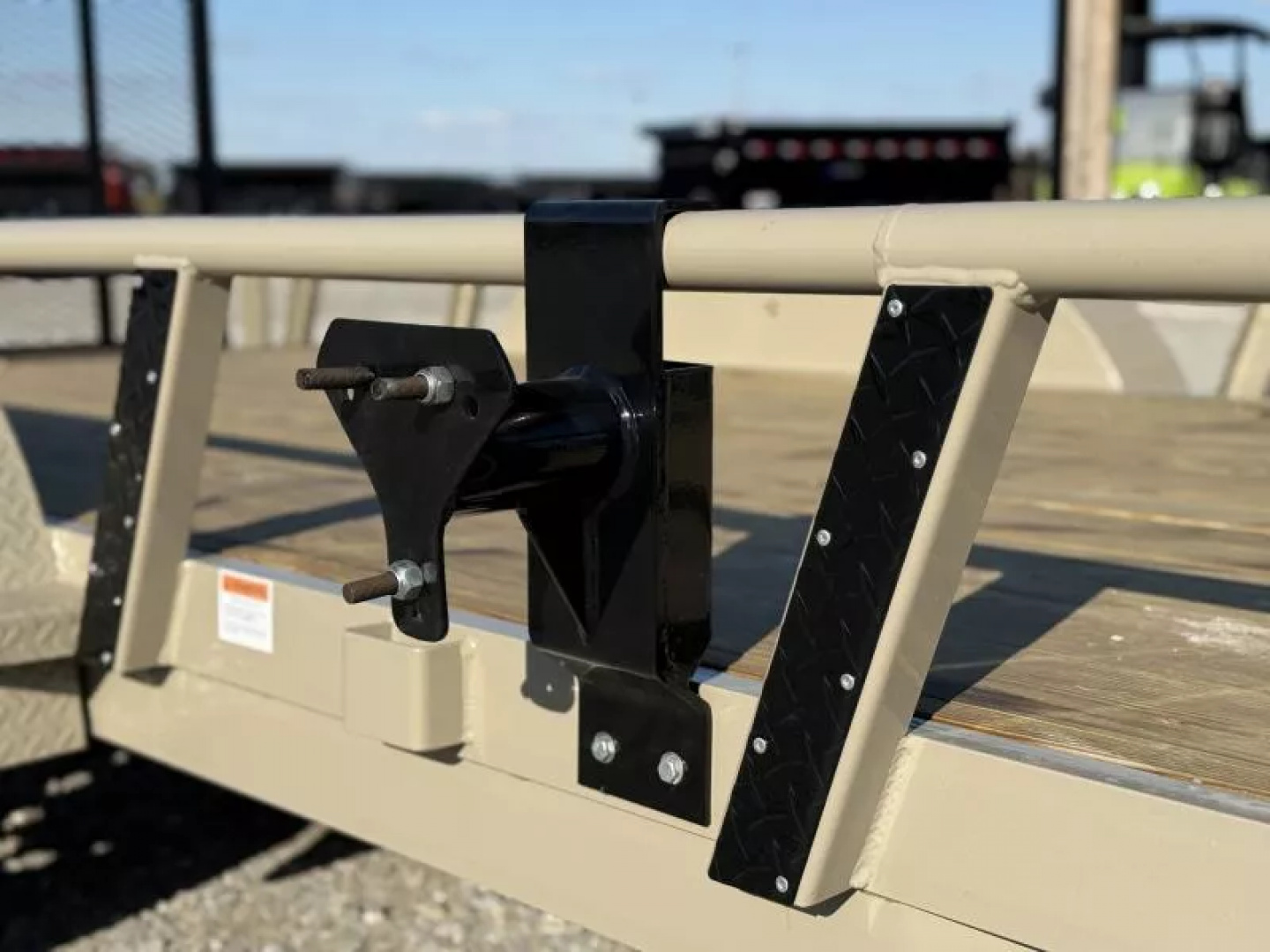 New 2026 RawMaxx UTX 77X16 W/TOOLBOX AND 4' FOLDING GATE 7K GVWR Utility Trailer