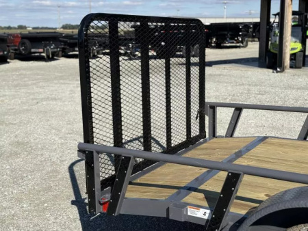 New 2026 RawMaxx UTX 77X16 W/TOOLBOX AND 4' FOLDING GATE 7K GVWR Utility Trailer
