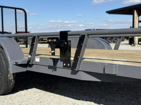 New 2026 RawMaxx UTX 77X16 W/TOOLBOX AND 4' FOLDING GATE 7K GVWR Utility Trailer