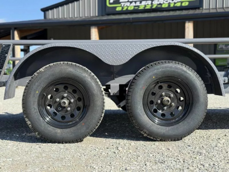 New 2026 RawMaxx UTX 77X16 W/TOOLBOX AND 4' FOLDING GATE 7K GVWR Utility Trailer