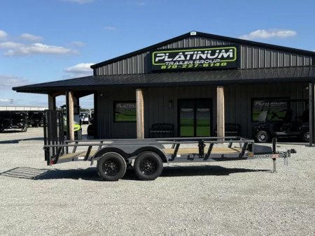 New 2026 RawMaxx UTX 77X16 W/TOOLBOX AND 4' FOLDING GATE 7K GVWR Utility Trailer