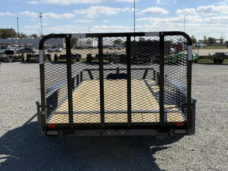 New 2026 RawMaxx UTX 77X16 W/TOOLBOX AND 4' FOLDING GATE 7K GVWR Utility Trailer