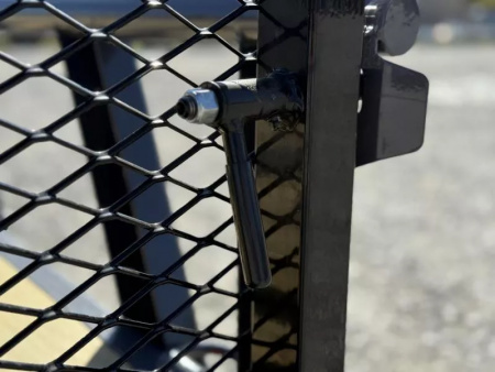 New 2026 RawMaxx UTX 77X16 W/TOOLBOX AND 4' FOLDING GATE 7K GVWR Utility Trailer