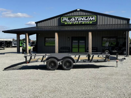 New 2026 RawMaxx UTX 77X16 W/TOOLBOX AND 4' FOLDING GATE 7K GVWR Utility Trailer