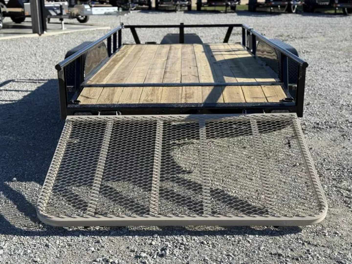 New 2026 RawMaxx UTX 77X14 W/TOOLBOX AND 4' FOLDING GATE 7K GVWR Utility Trailer