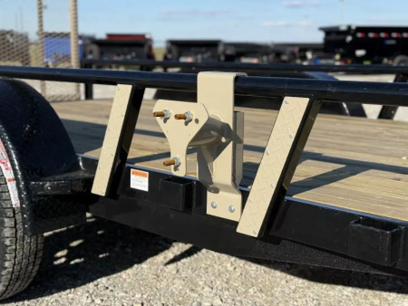 New 2026 RawMaxx UTX 77X14 W/TOOLBOX AND 4' FOLDING GATE 7K GVWR Utility Trailer