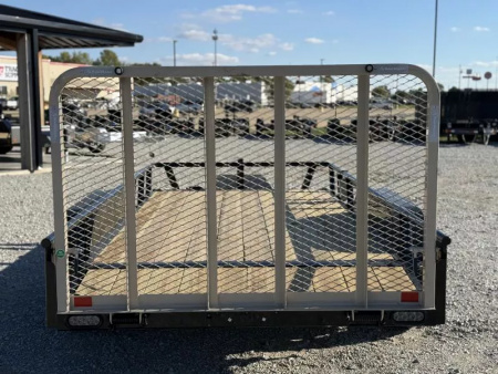 New 2026 RawMaxx UTX 77X14 W/TOOLBOX AND 4' FOLDING GATE 7K GVWR Utility Trailer