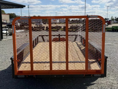 New 2026 RawMaxx UTX 77X14 W/TOOLBOX AND 4' FOLDING GATE 7K GVWR Utility Trailer