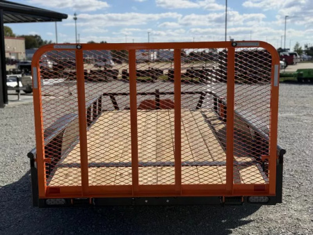 New 2026 RawMaxx UTX 77X14 W/TOOLBOX AND 4' FOLDING GATE 7K GVWR Utility Trailer