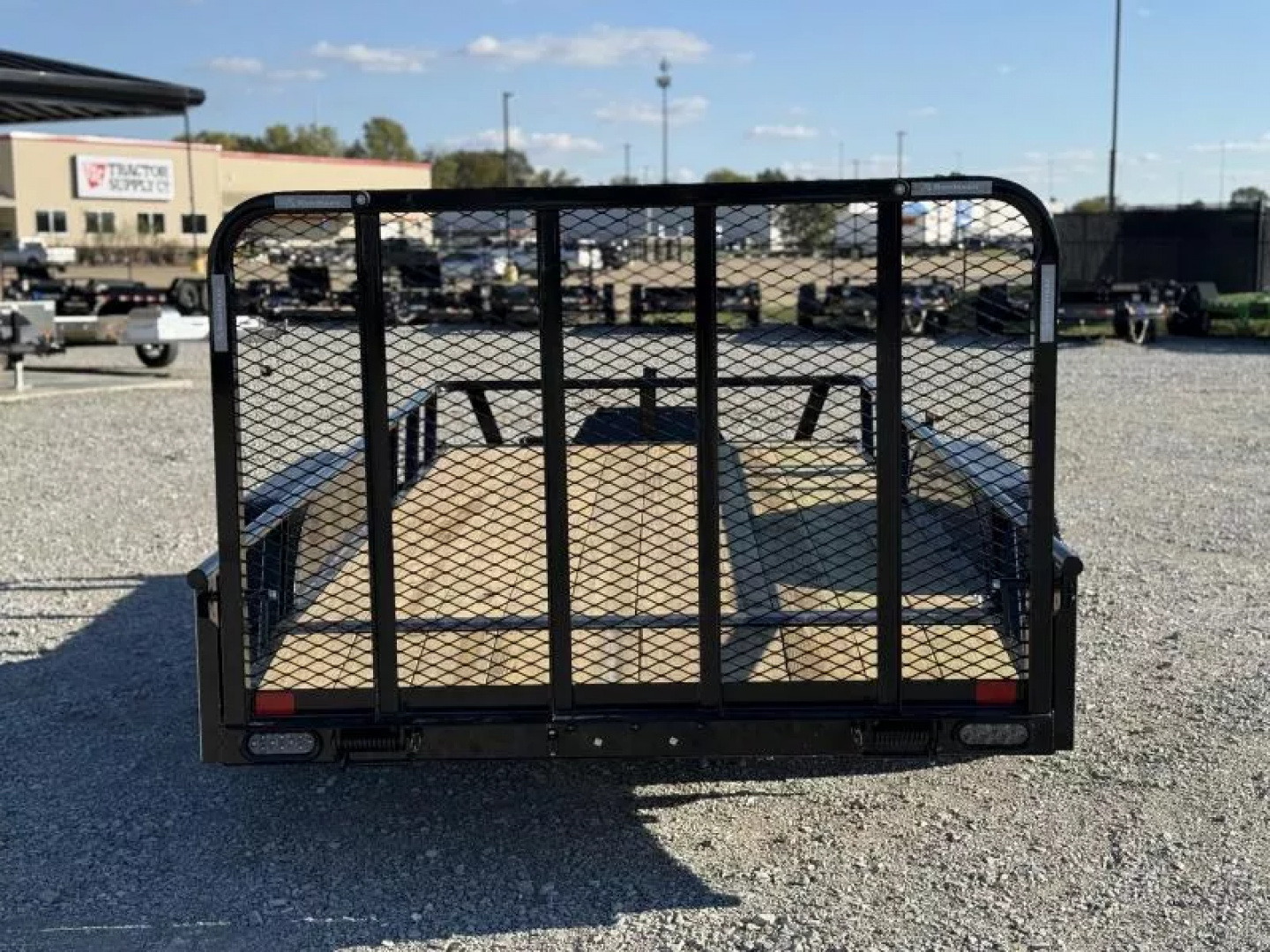 New 2026 RawMaxx UTX 77X14 W/TOOLBOX AND 4' FOLDING GATE 7K GVWR Utility Trailer