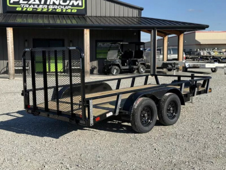 New 2026 RawMaxx UTX 77X14 W/TOOLBOX AND 4' FOLDING GATE 7K GVWR Utility Trailer