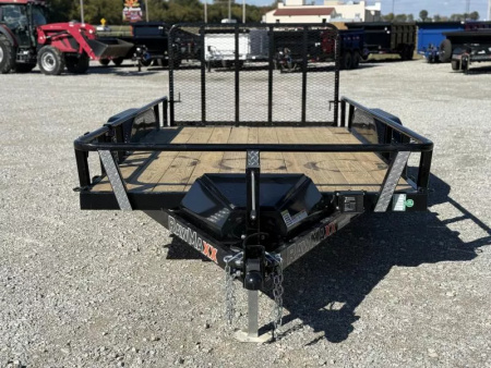 New 2026 RawMaxx UTX 83X14 W/TOOLBOX AND 4' FOLDING GATE 7K GVWR Utility Trailer