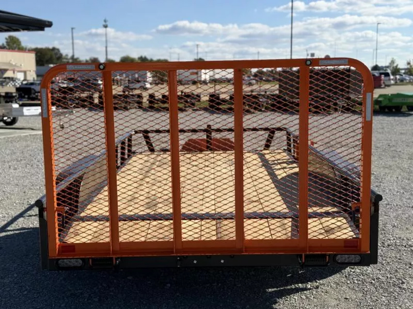 New 2026 RawMaxx UTX 83X14 W/TOOLBOX AND 4' FOLDING GATE 7K GVWR Utility Trailer