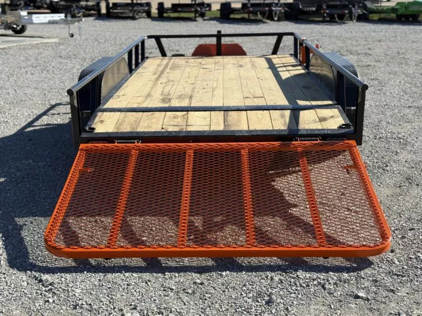 New 2026 RawMaxx UTX 83X14 W/TOOLBOX AND 4' FOLDING GATE 7K GVWR Utility Trailer