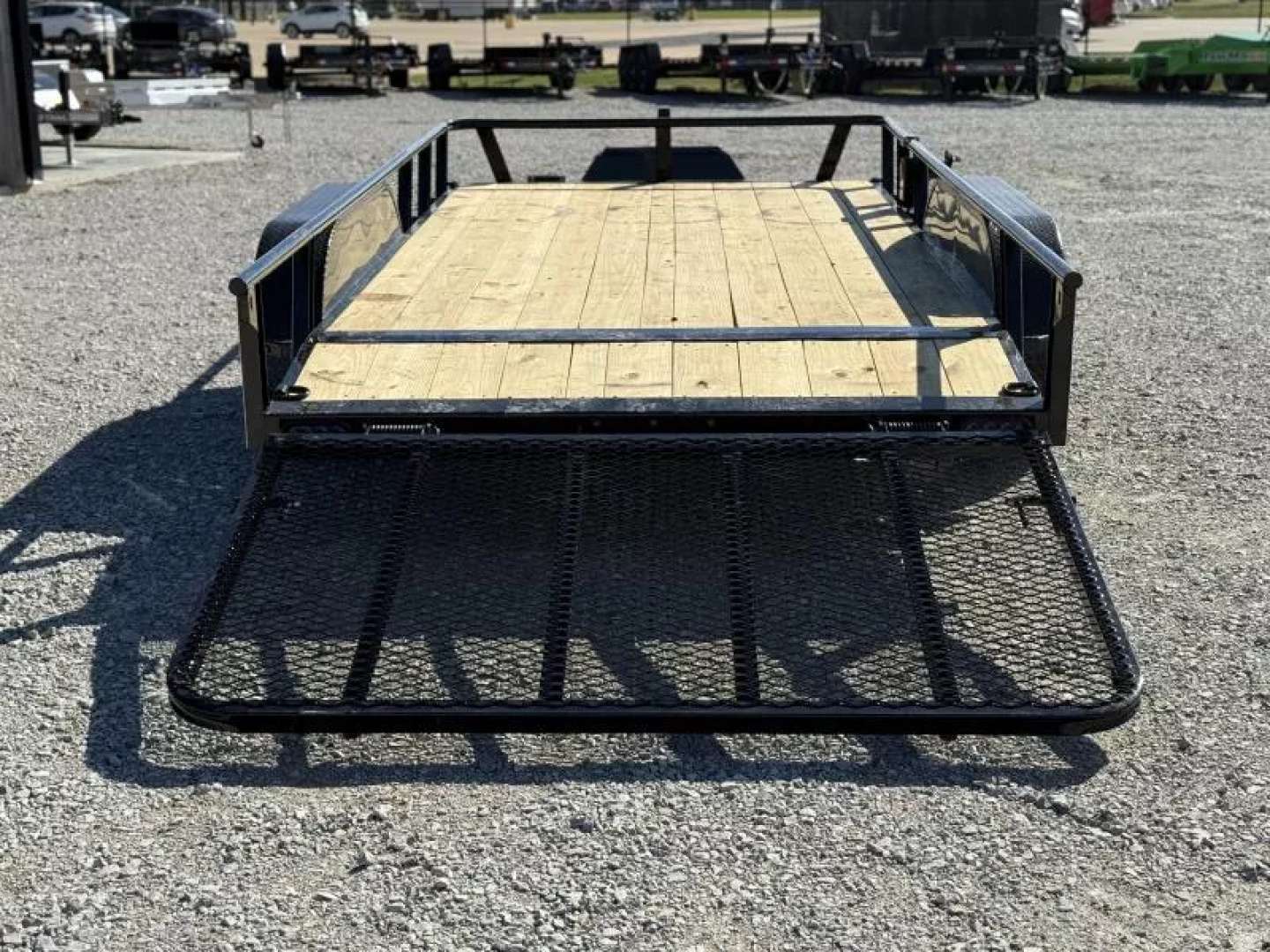 New 2026 RawMaxx UTX 83X14 W/TOOLBOX AND 4' FOLDING GATE 7K GVWR Utility Trailer