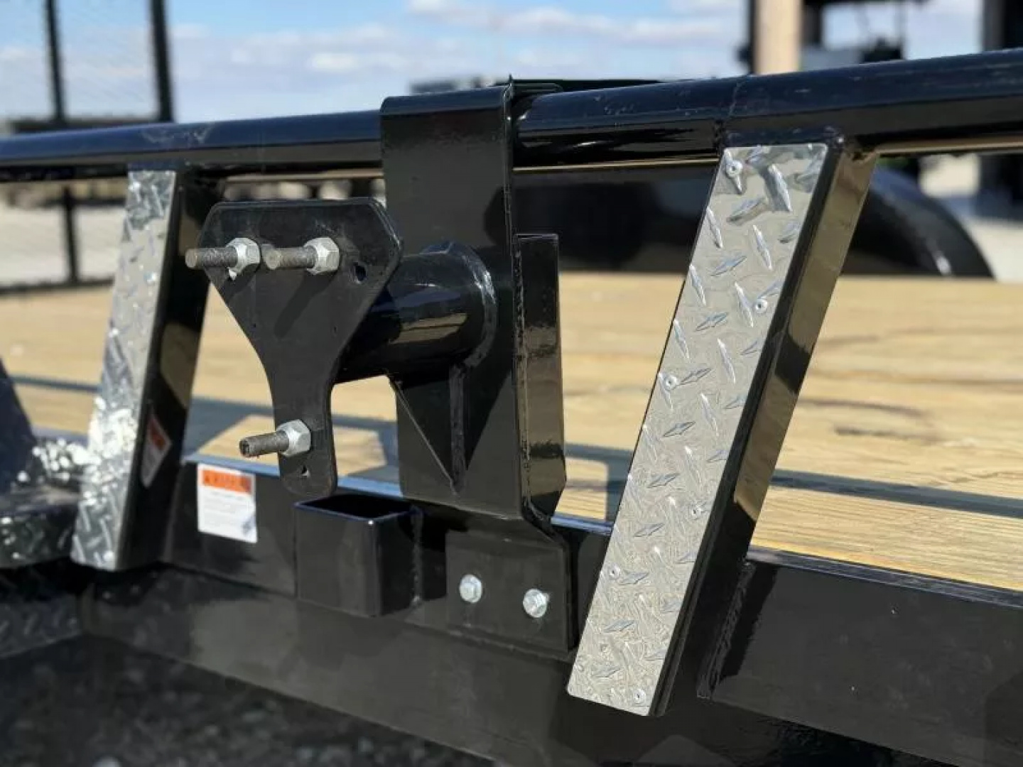 New 2026 RawMaxx UTX 83X14 W/TOOLBOX AND 4' FOLDING GATE 7K GVWR Utility Trailer