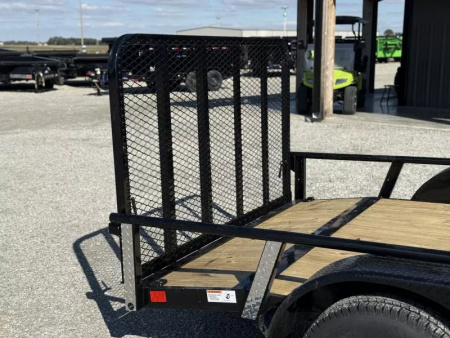 New 2026 RawMaxx UTX 83X14 W/TOOLBOX AND 4' FOLDING GATE 7K GVWR Utility Trailer