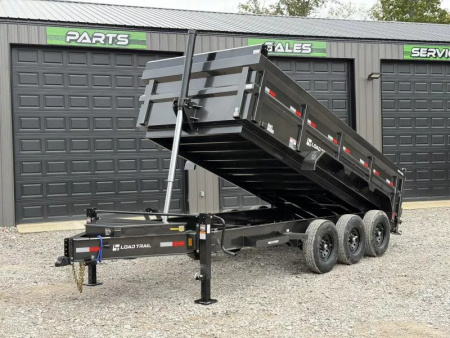 New 2026 Load Trail DL 83X16 TRIPLE AXLE 21K GVWR HIGH SIDE  Dump Trailer