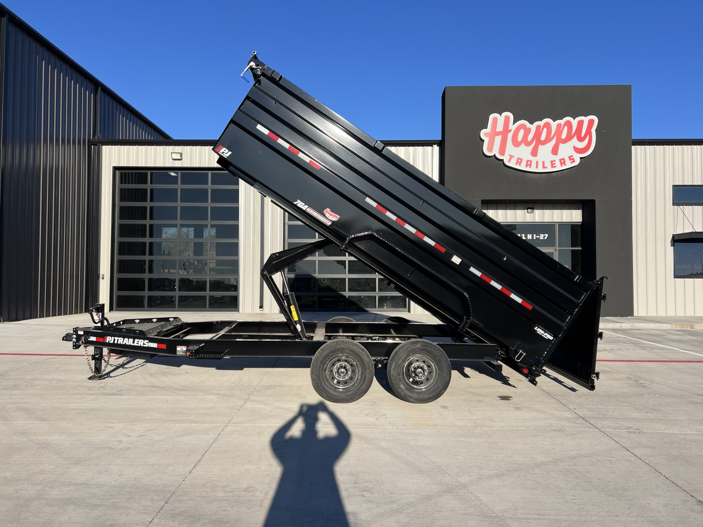 New 2026 PJ 83"x16' BP Tandem Axle Low Pro High Side Dump w/ 48" Sides – DM