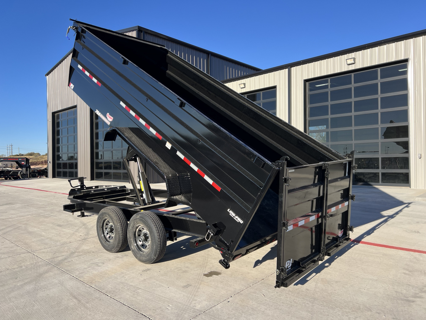 New 2026 PJ 83"x16' BP Tandem Axle Low Pro High Side Dump w/ 48" Sides – DM