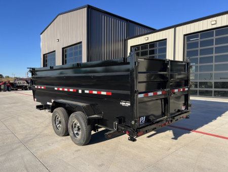 New 2026 PJ 83"x16' BP Tandem Axle Low Pro High Side Dump w/ 48" Sides – DM