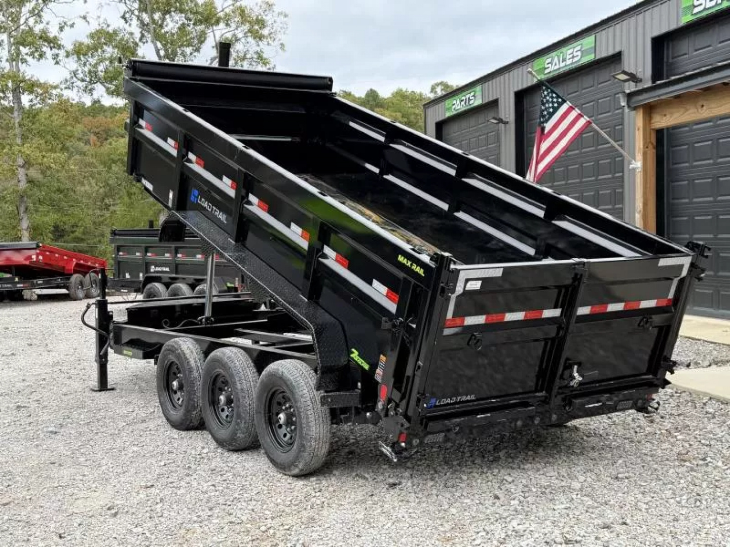 New 2026 Load Trail DL 83X16 TRIPLE AXLE 21K GVWR HIGH SIDE  Dump Trailer