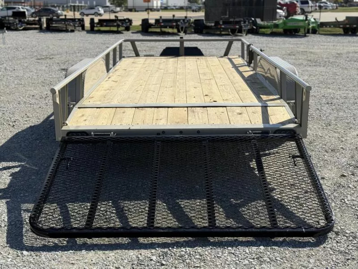 New 2026 RawMaxx UTX 83X16 W/TOOLBOX AND 4' FOLDING GATE 7K GVWR Utility Trailer