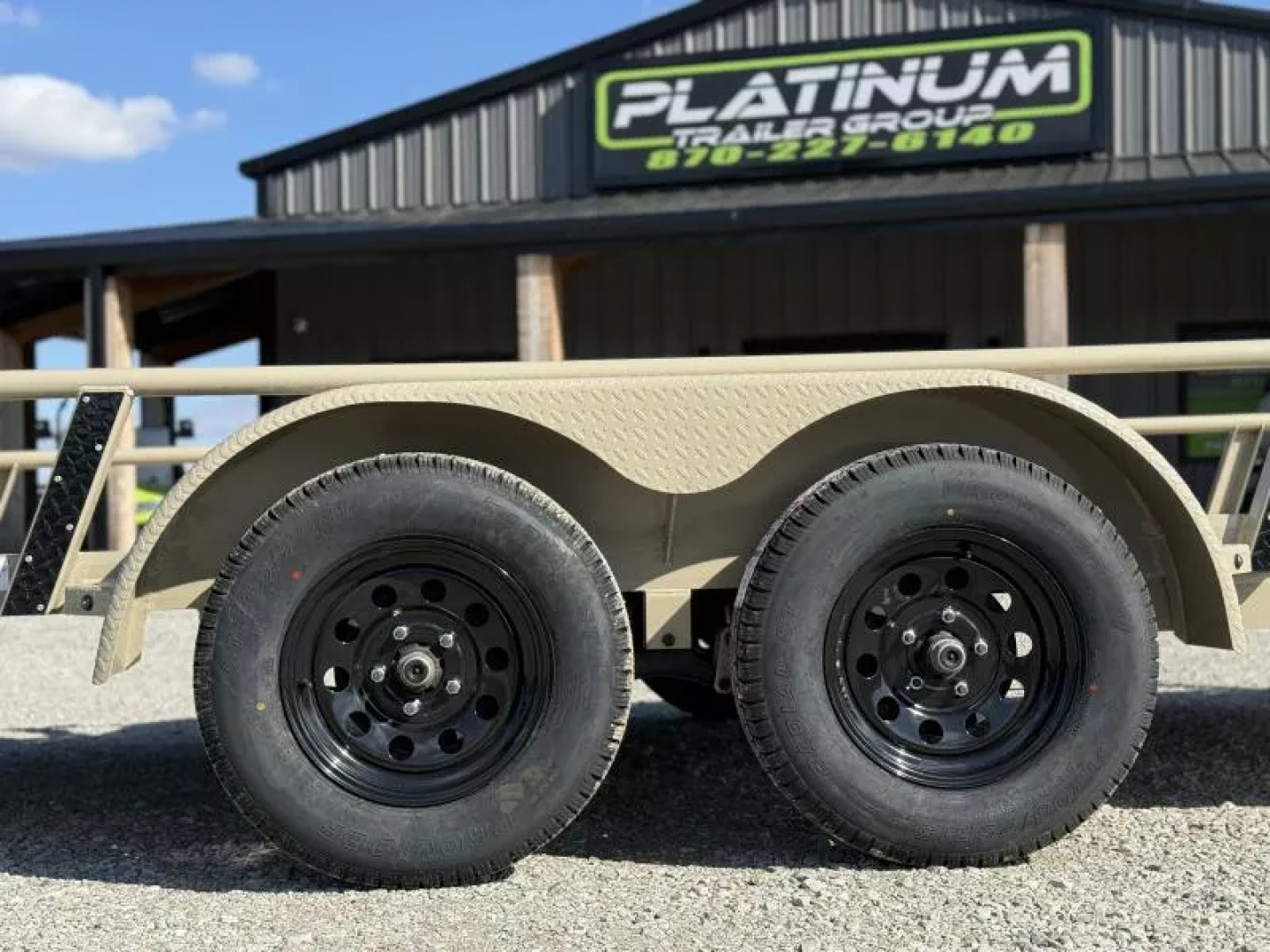 New 2026 RawMaxx UTX 83X16 W/TOOLBOX AND 4' FOLDING GATE 7K GVWR Utility Trailer