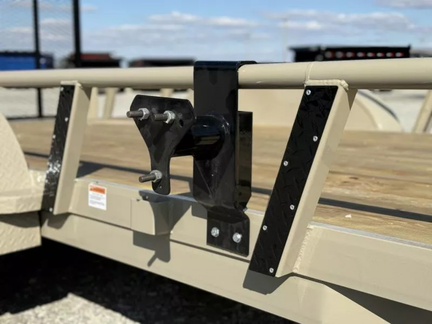 New 2026 RawMaxx UTX 83X16 W/TOOLBOX AND 4' FOLDING GATE 7K GVWR Utility Trailer