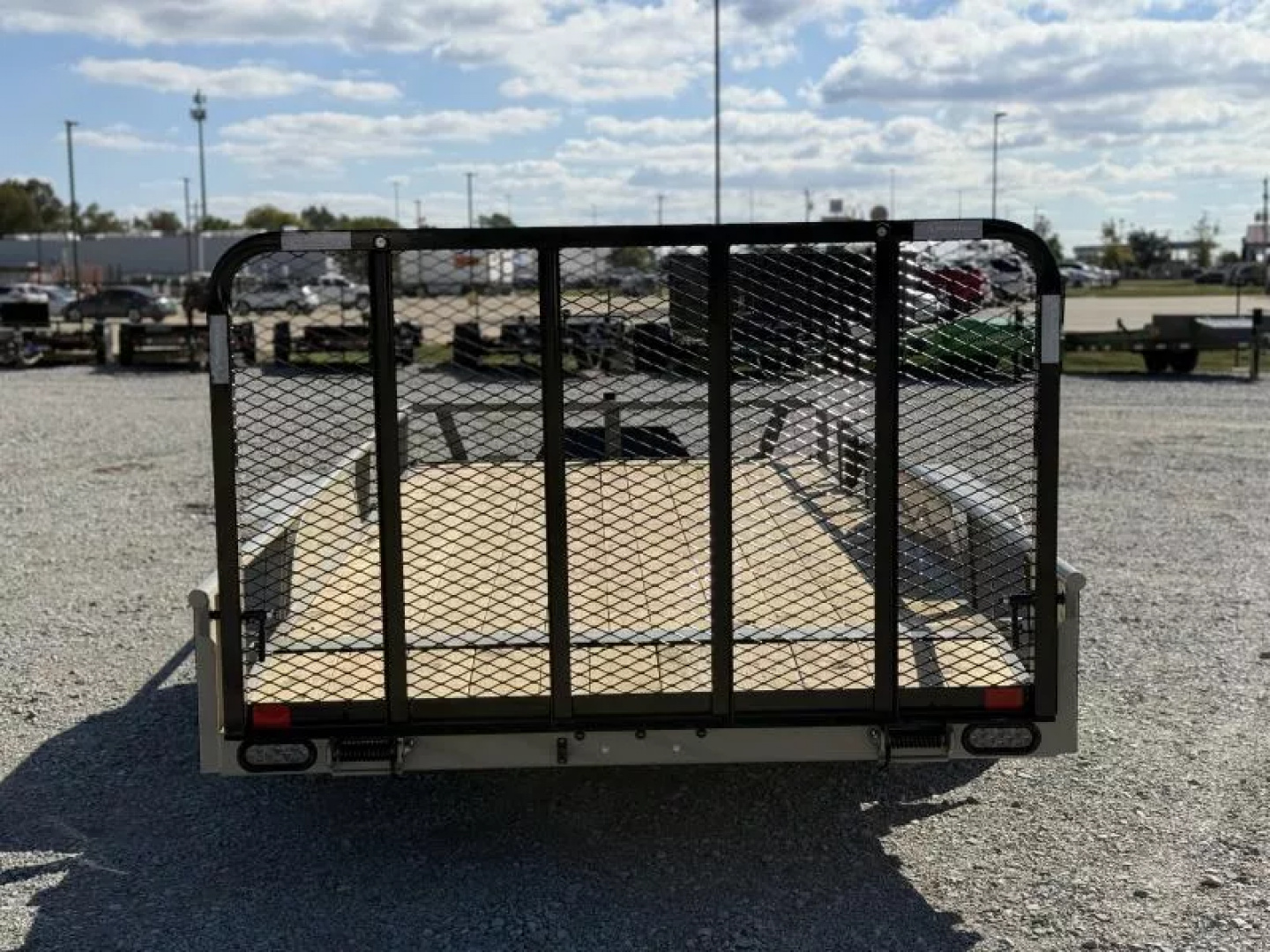 New 2026 RawMaxx UTX 83X16 W/TOOLBOX AND 4' FOLDING GATE 7K GVWR Utility Trailer