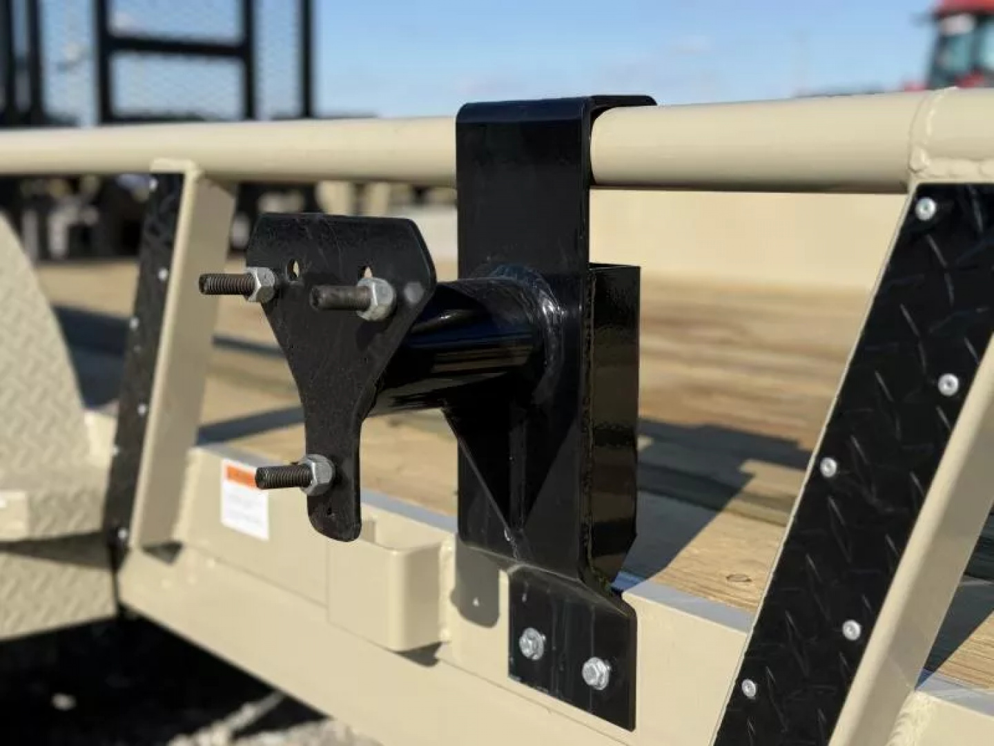 New 2026 RawMaxx UTX 83X16 W/TOOLBOX AND 4' HD FOLDING SPLIT GATE 10K GVWR Utility Trailer