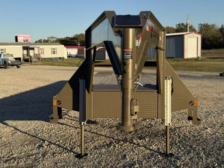 New 2026 Load Trail GL 102X40 GOOSENECK 12' HYDRAULIC DOVETAIL AND JACKS 25900 GVWR Flatbed Trailer