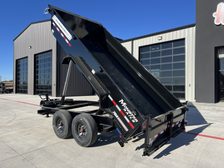 New 2026 PJ 83"x14' BP Tandem Axle Low Pro Telescopic Dump w/ 24" Sides – DT