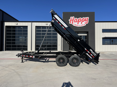 New 2026 PJ 83 x14' BP Tandem Axle Low Pro Telescopic Dump w/ 24  Sides – DT