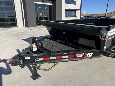 New 2026 PJ 83"x14' BP Tandem Axle Low Pro Telescopic Dump w/ 24" Sides – DT