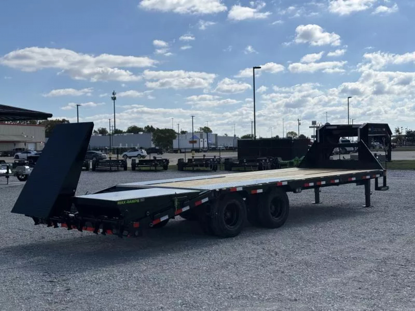 New 2026 Load Trail GP 102X25 GOOSENECK W/MAX RAMPS 25900 GVWR Flatbed Trailer