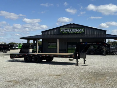 New 2026 Load Trail GP 102X25 GOOSENECK W/MAX RAMPS 25900 GVWR Flatbed Trailer