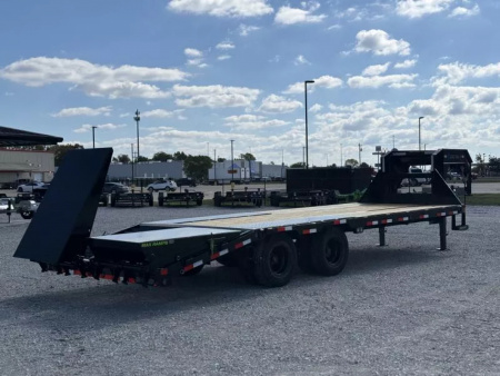 New 2026 Load Trail GP 102X25 GOOSENECK W/MAX RAMPS 25900 GVWR Flatbed Trailer