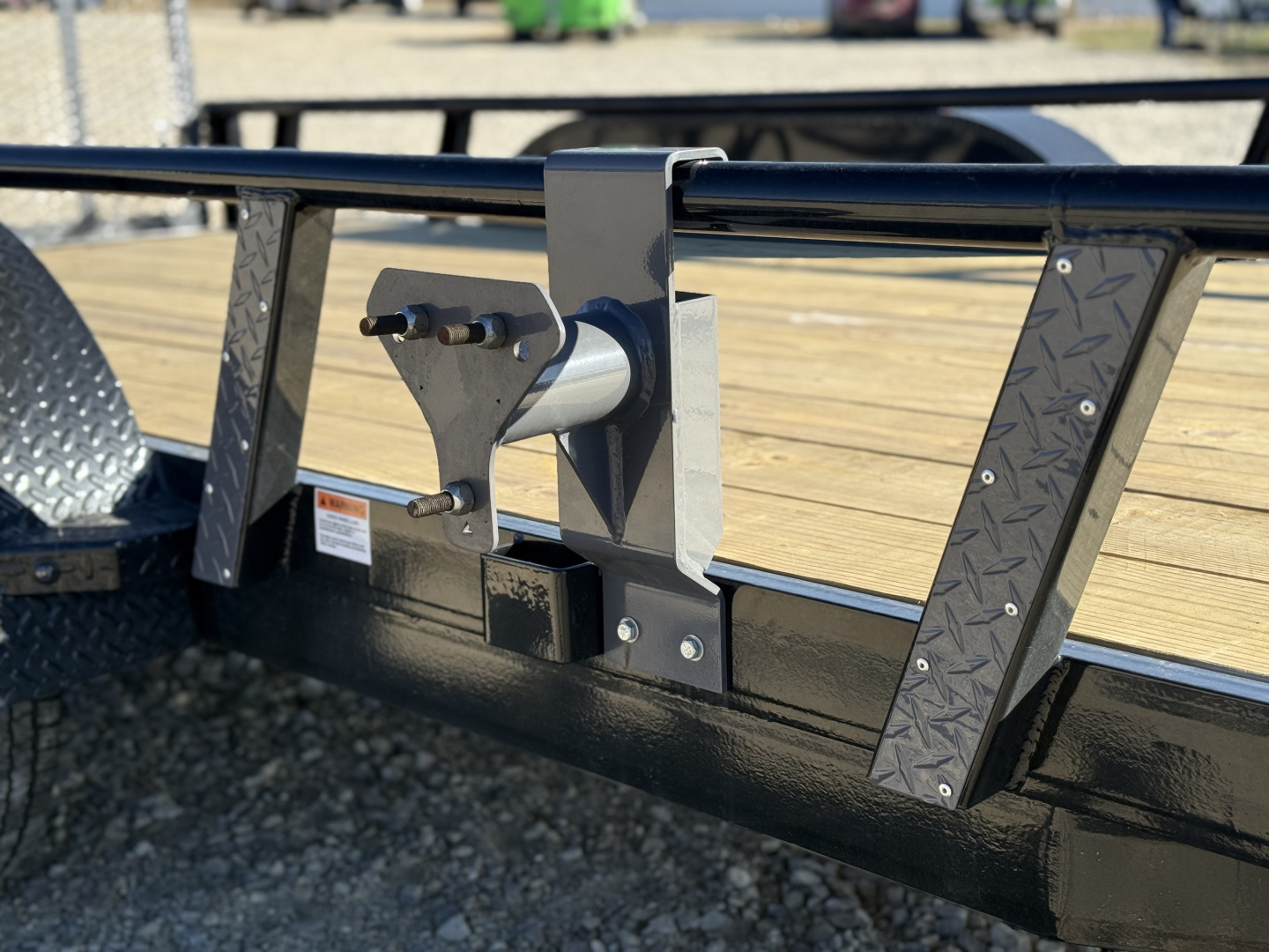 New 2026 RawMaxx UTX 77X16 W/TOOLBOX AND 4' FOLDING GATE 7K GVWR Utility Trailer